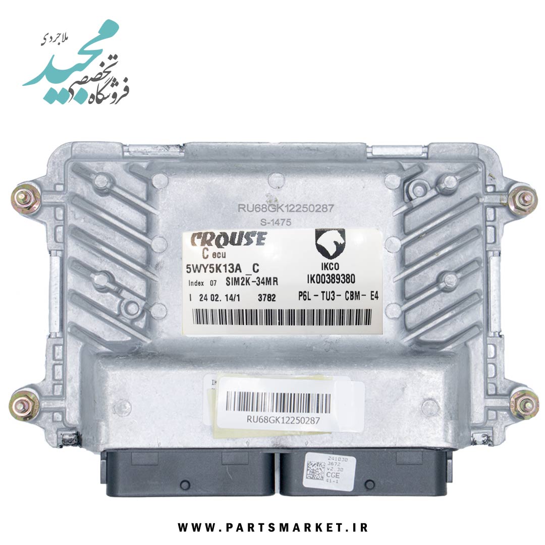 کامپیوتر ECU موتور TU3 پژو 206 (IK00389380)، زیمنس 