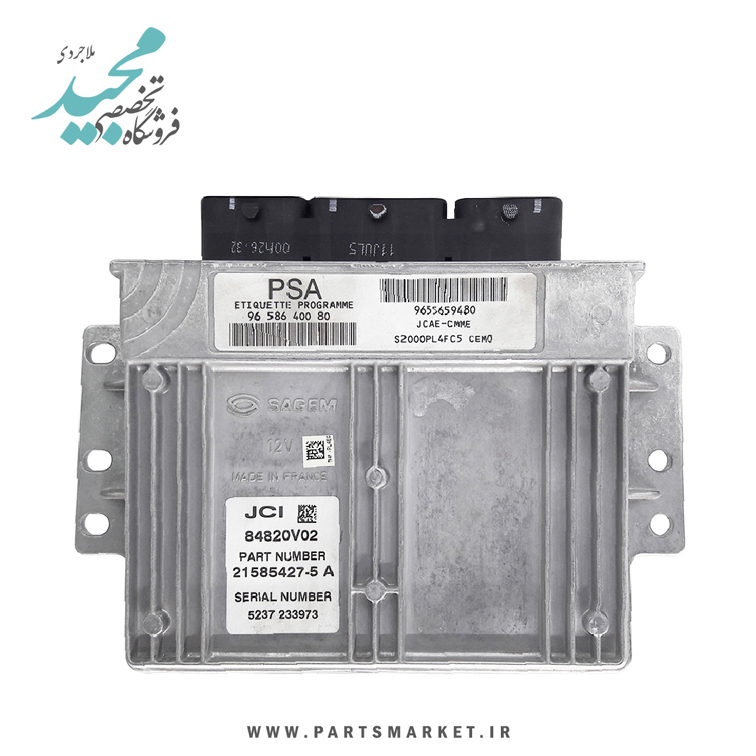 کامپیوتر ECU موتور TU3 پژو 206 S20003F-3E، والئو برد ساژم