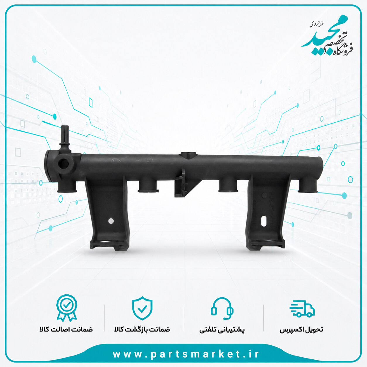 ريل سوخت بنزین TU5 پژو 206 و پارس، وارداتی