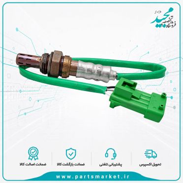 سنسور اکسیژن سوکت ساژمی سبز روکش سبز پژو 206 مدل NTK